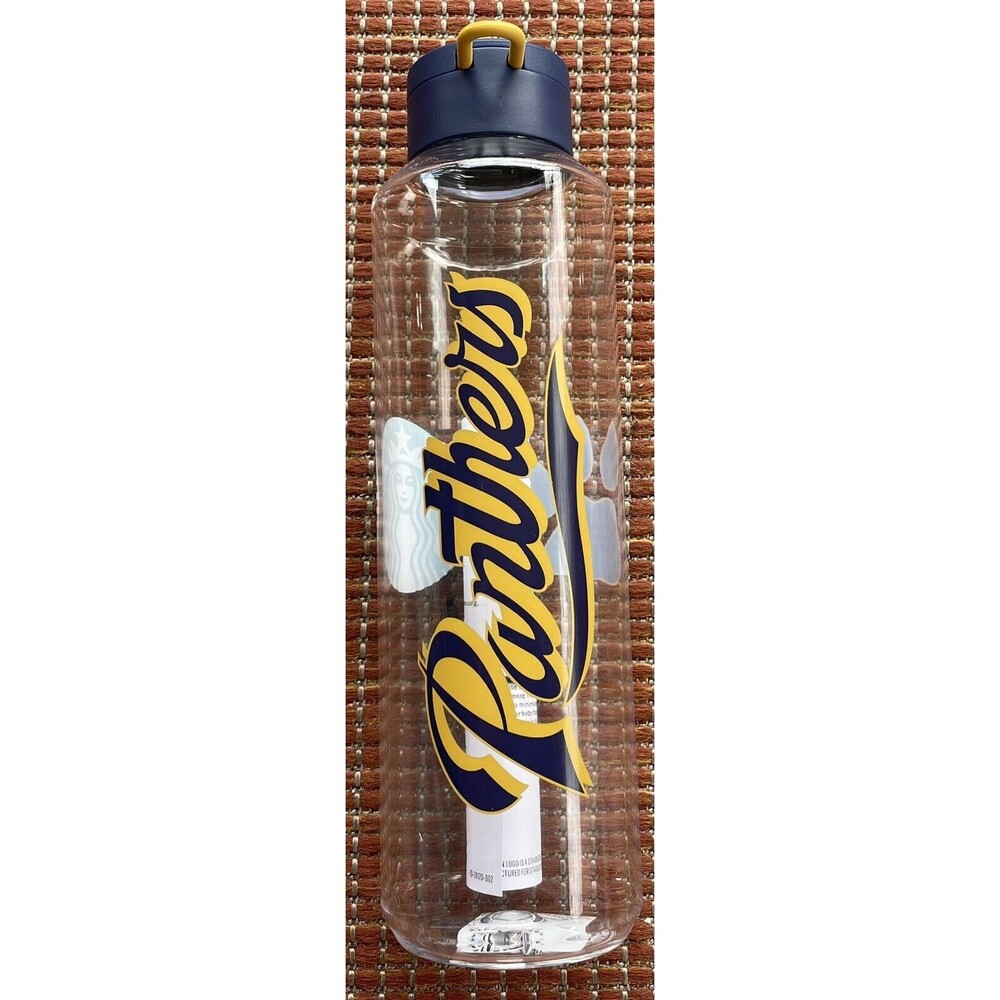 Starbucks Florida Tech FIT Panthers Water Bottle With Hook Brand New